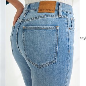Denim Forum Arlo High Rise Straight size 25
